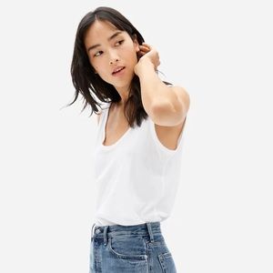 Everlane White Air Cami Tank Top Size Medium